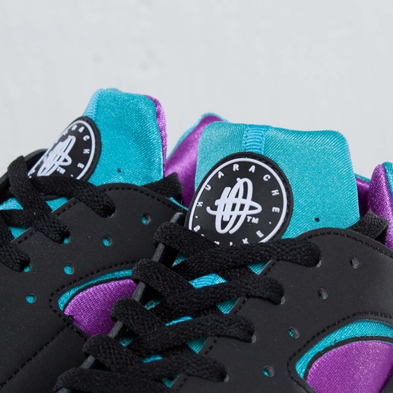 Nike Huarache Free 2012 'Black/Turquoise Blue-Magenta'