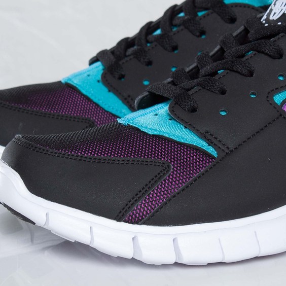 Nike Huarache Free 2012 'Black/Turquoise Blue-Magenta'