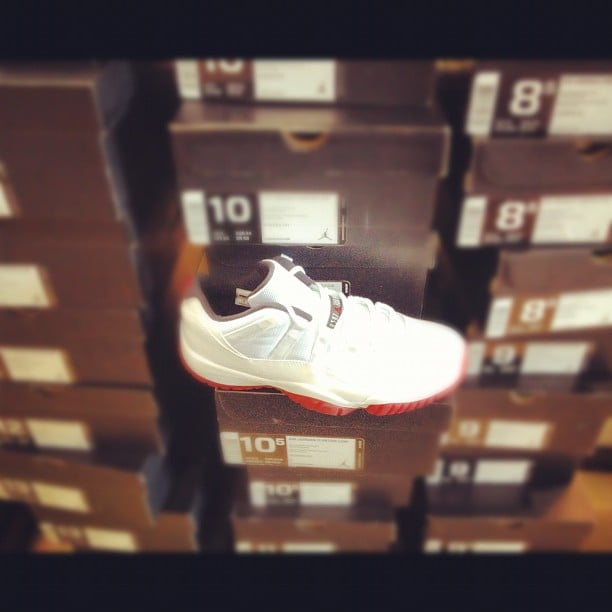 Air Jordan 11 Low 'White/Varsity Red-Black' Restock at Sole Fly