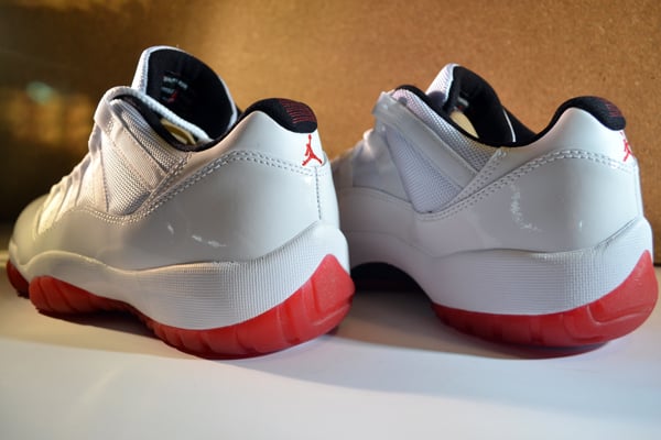 Air Jordan 11 Low White/Varsity Red-Black at Millennium Shoes