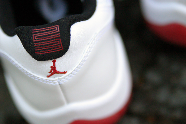 Air Jordan 11 Low White/Varsity Red-Black at Social Status