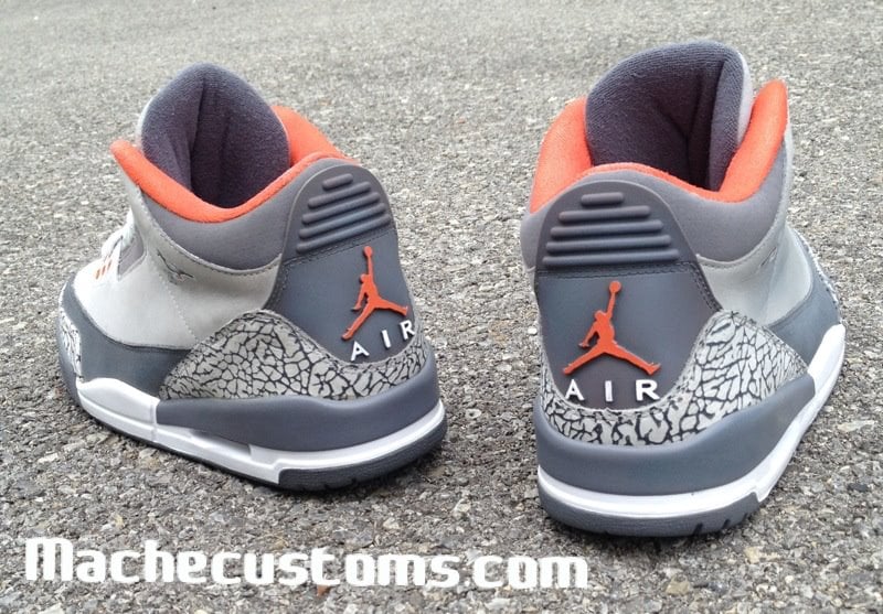 Air Jordan 3 'Pigeon' by Mache Custom Kicks