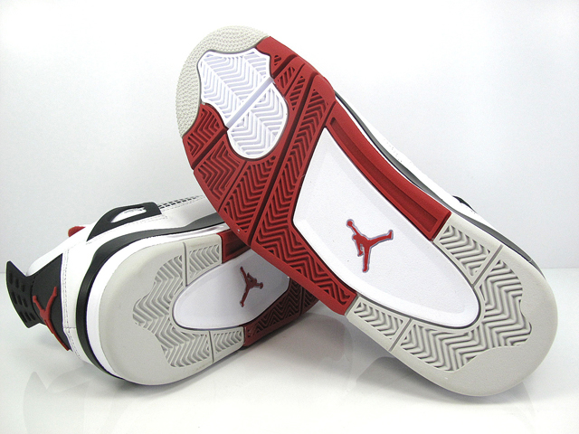 Air Jordan 4 'White/Varsity Red-Black' - Another Look