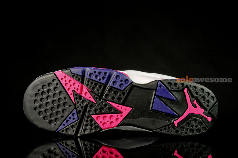 Air Jordan 7 GS 'White/Black-Purple-Pink