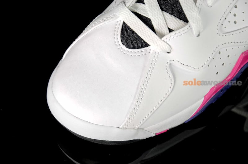 Air Jordan 7 GS 'White/Black-Purple-Pink