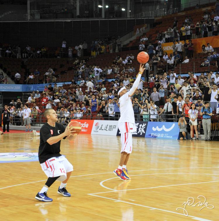 Allen Iverson Rocks the Reebok Question 3 in China