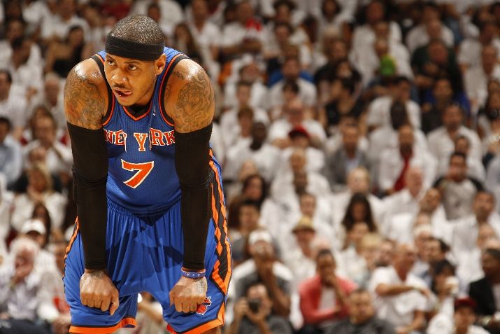 Carmelo Anthony Laces Up New Melo M8 in Game 5 Loss