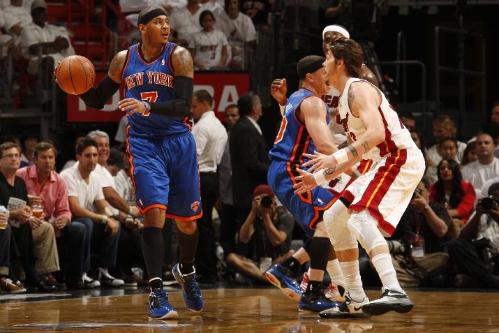 Carmelo Anthony Laces Up New Melo M8 in Game 5 Loss