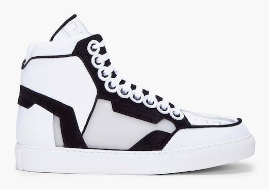 Givenchy Two-Tone Woven Panel Sneakers