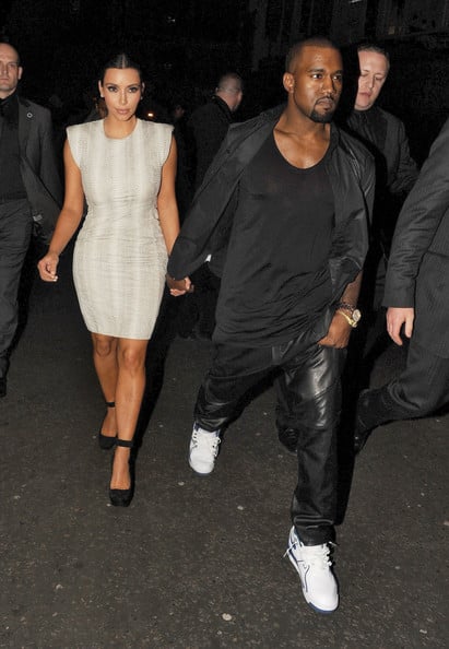 Kanye West in the Air Flight 89 in London