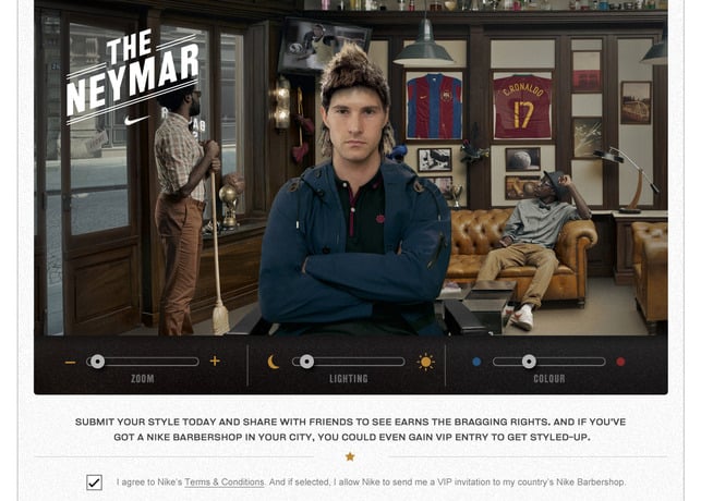 Mario Balotelli Sharpens Up At Nike Barbershop