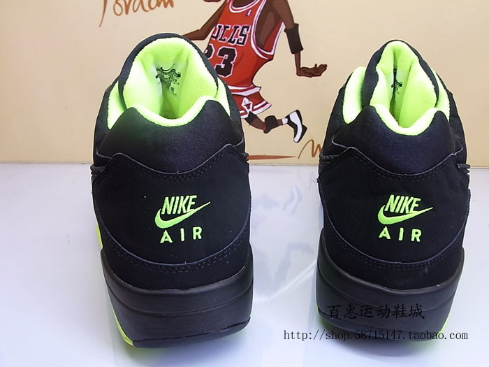 Nike Air Force 180 'Black/Volt' - Detailed Look