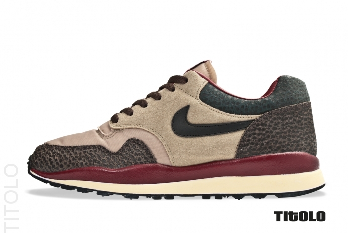 Nike Air Safari VNTG 'Bamboo/Black-Baroque Brown-Team Red'