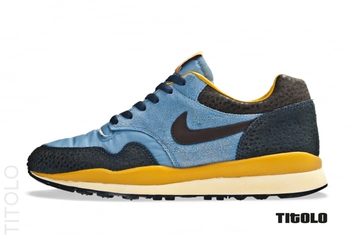 Nike Air Safari VNTG 'Work Blue/Black-Thunder Blue-Dark Gold'