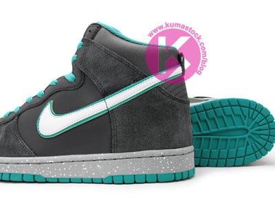 Nike Dunk High 'Grey/New Green'