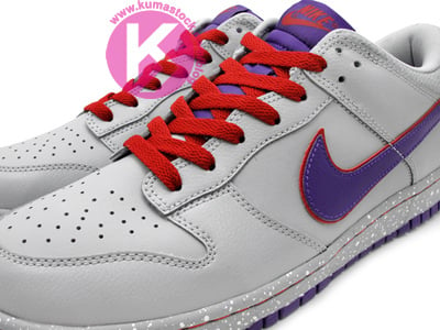 Nike Dunk Low 'Grey/Royal-Red'