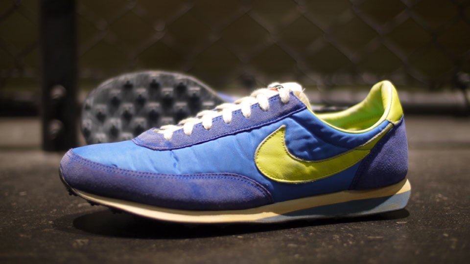 nike elite trainers blue and yellow