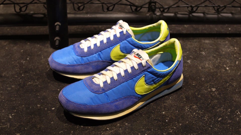 nike elite trainers blue and yellow