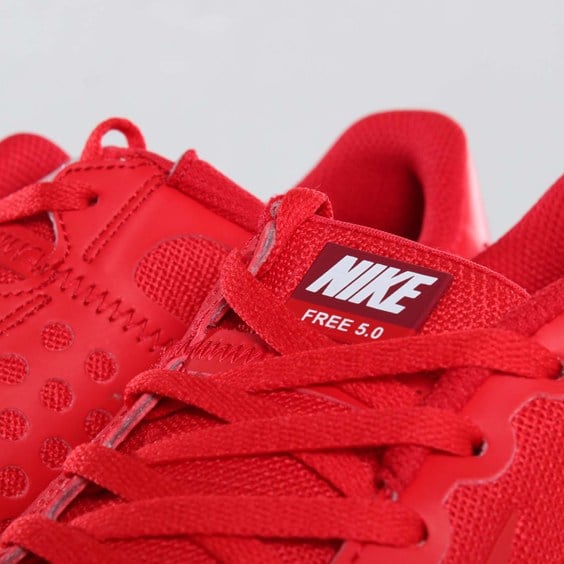 Nike Free 5.0 V4 'University Red/White'