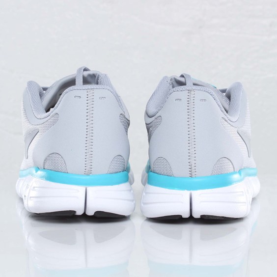 Nike Free 5.0 V4 'Wolf Grey/White-Turquoise Blue'