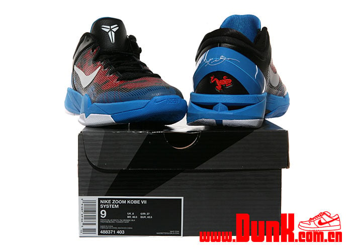 Nike Kobe 7 Poison Dart Frog ‘Photo Blue/White-Team Orange-Black’ – Another Look