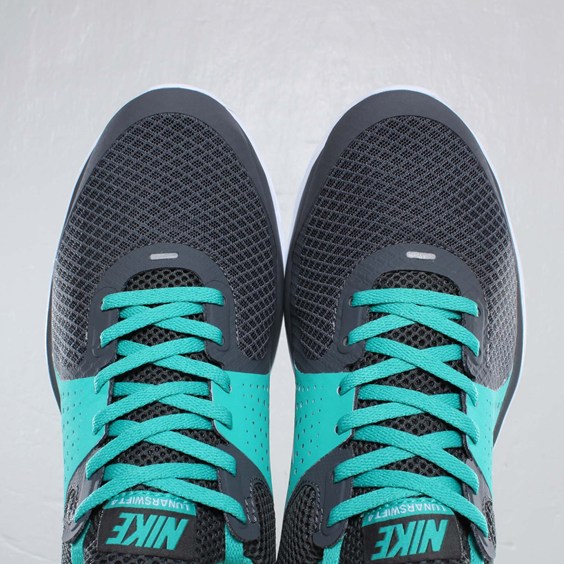 Nike LunarSwift+ 4 'Dark Grey/White-New Green-Volt'