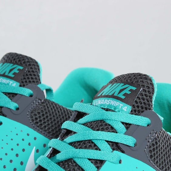 Nike LunarSwift+ 4 'Dark Grey/White-New Green-Volt'