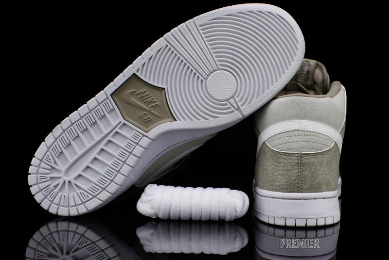 Nike SB Dunk Mid 'Khaki/White-Light Stone'