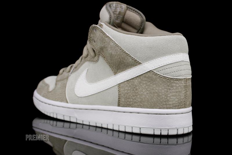 Nike SB Dunk Mid 'Khaki/White-Light Stone'