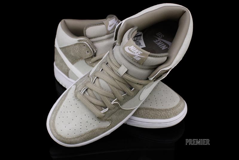 Nike SB Dunk Mid ‘Khaki/White-Light Stone’