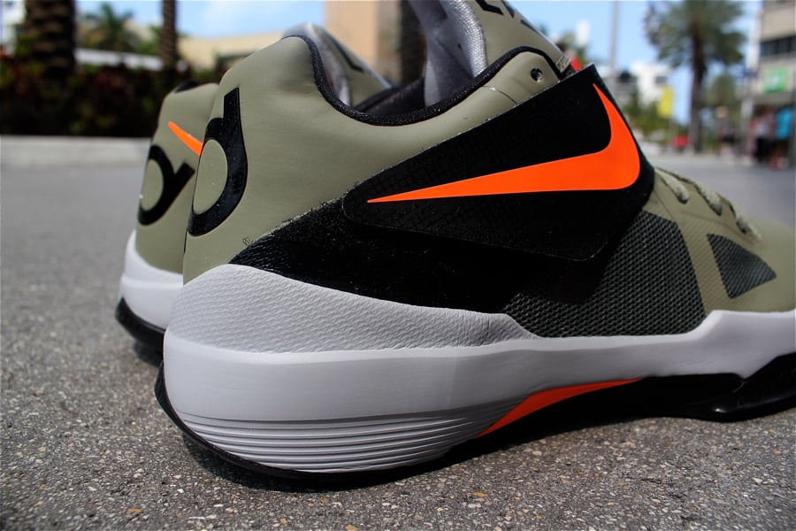Nike Zoom KD IV 'Rogue Green/Total Orange-Black-Wolf Grey'