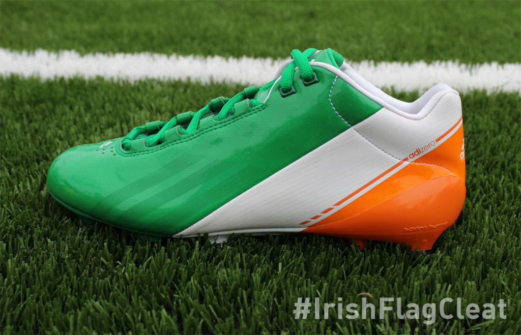 Notre Dame Irish Flag adidas adiZero 
