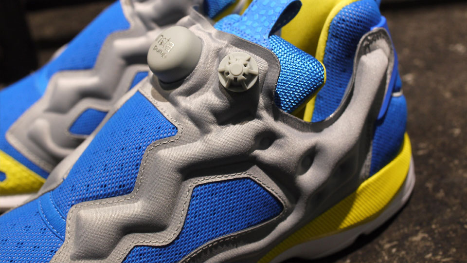 Reebok Insta Pump Fury HLS 'Grey/Blue-Yellow'