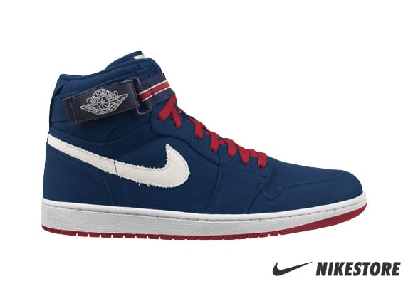 Release Reminder: Air Jordan 1 High Strap 'Midnight Navy/Varsity Red-Sail'
