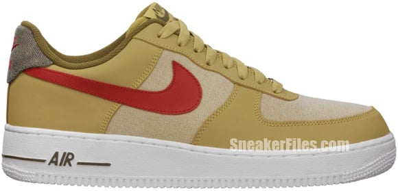 Release Reminder: Nike Air Force 1 Low 'Jersey Gold/Sport Red-White'