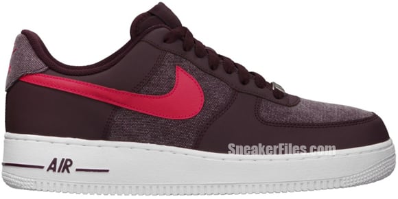 Release Reminder: Nike Air Force 1 Low 'Red Mahogany/Scarlet Fire-White'