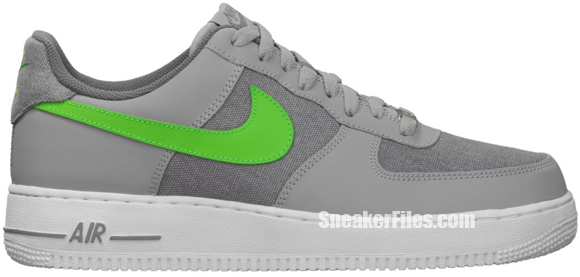 Release Reminder: Nike Air Force 1 Low 'Wolf Grey/Action Green-White'