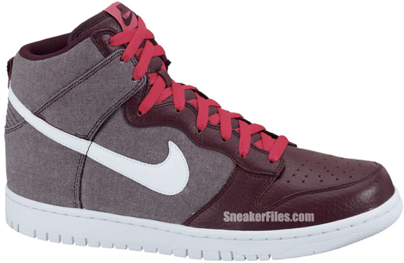 Release Reminder: Nike Dunk High 'Red Mahogany/White-Red Mahogany'