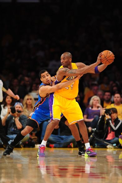 The Black Mamba Goes With Holiday Kicks for Game 4 vs. OKC