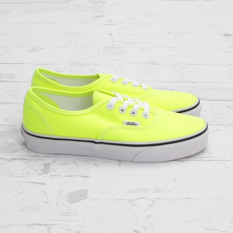 Vans Authentic Neon 'Yellow/True White'