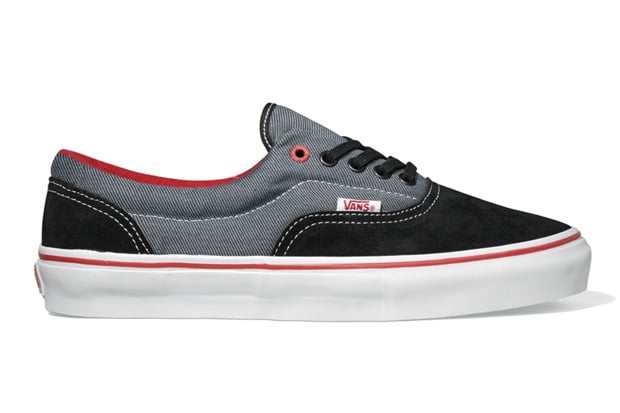 Vans Era Pro 'Black Twill/Scarlet'