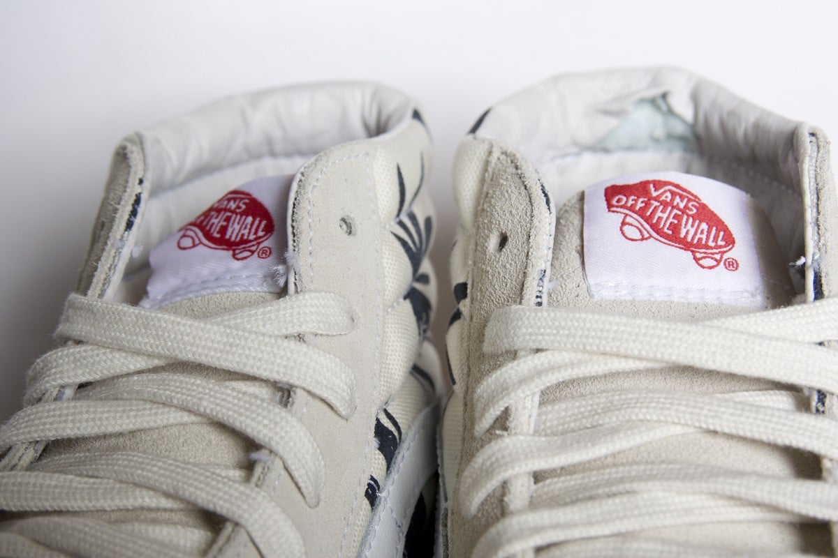 Vans Vault Sk8-Hi LX OG 'Palm Leaf' White/Navy