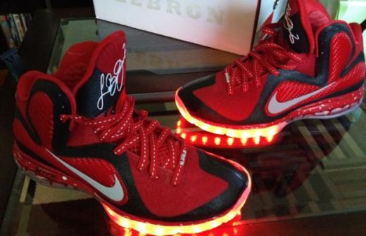 Nike LeBron 9 'Light-Up' Custom 
