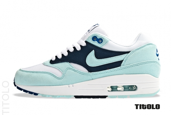 Nike WMNS Air Max 1 ‘White/Mint Candy-Obsidian’