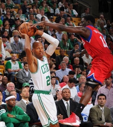 Ray Allen in Air Jordan 8 Home PE