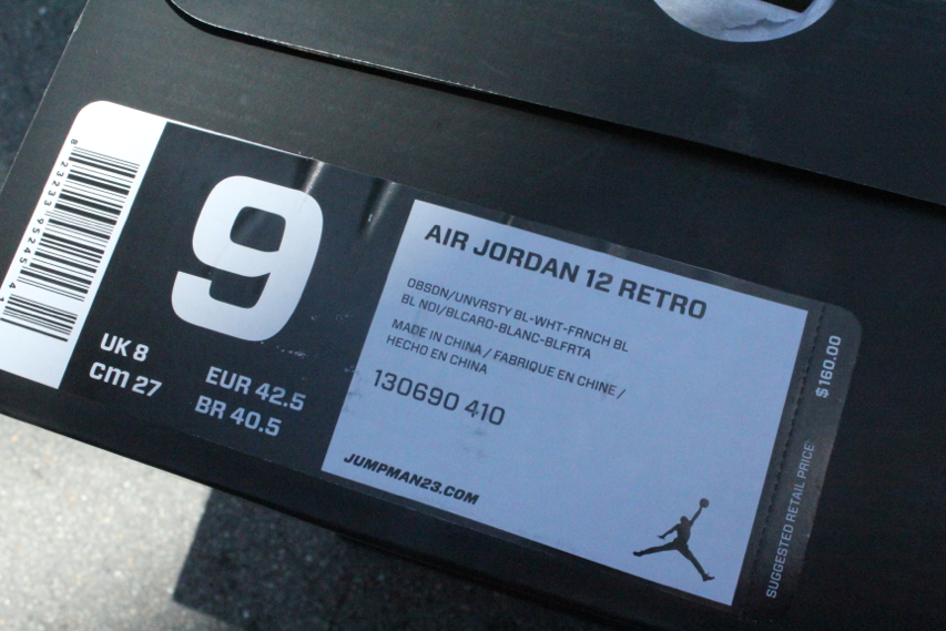 Air Jordan 12 ‘Obsidian’ at Mr. R Sports