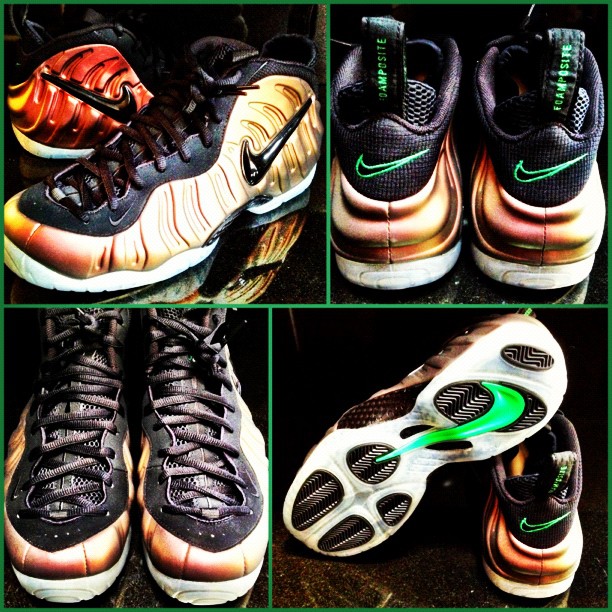 DJ Clark Kent’s Nike Air Foamposite Pro ‘Gym Green’