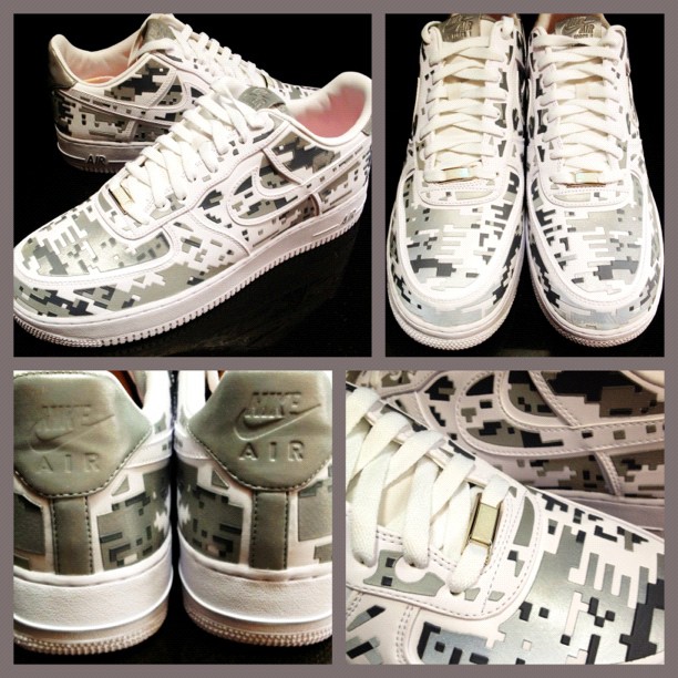 DJ Clark Kent’s Nike Air Force 1 Low Premium High-Frequency Digital Camouflage