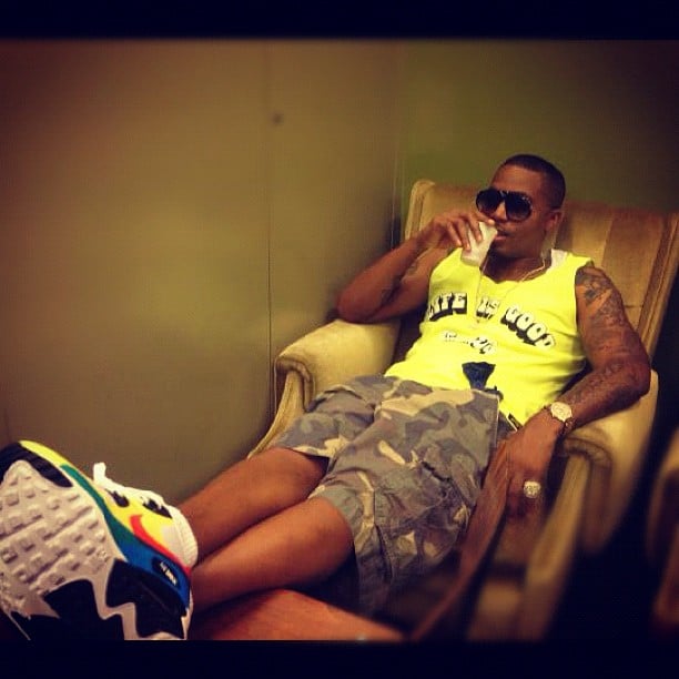 Nas in the ‘What The Max’ Nike Air Max 90 Hyperfuse