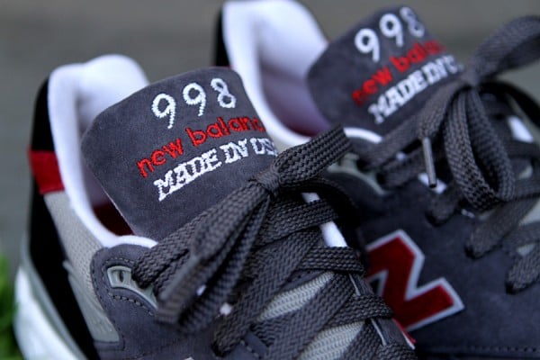 New Balance 998 'Grey/Red'